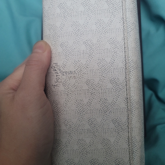 GOYARD White APM Varenne Long Wallet with Cross body Chain/Strap +Box Authentic - Picture 11 of 16